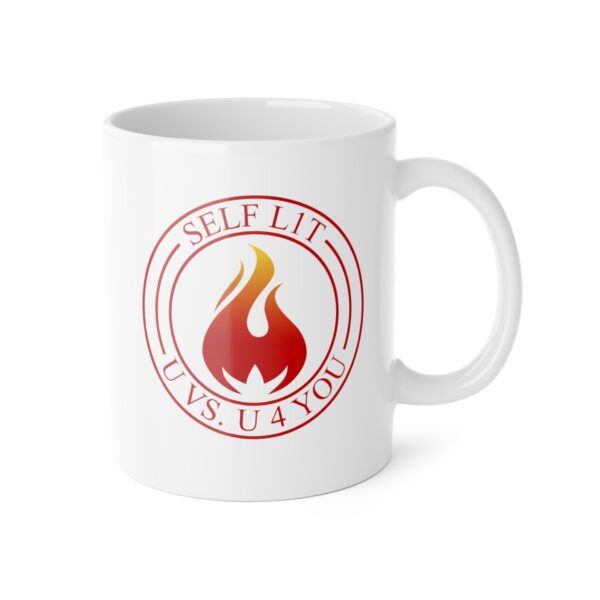 White Ceramic Mug, 11oz - Image 4