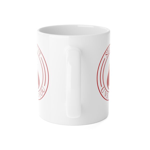 White Ceramic Mug, 11oz - Image 3